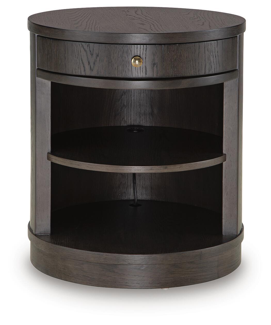 Leighmour - Accent Table - Dark Brown by Ashley – view 4