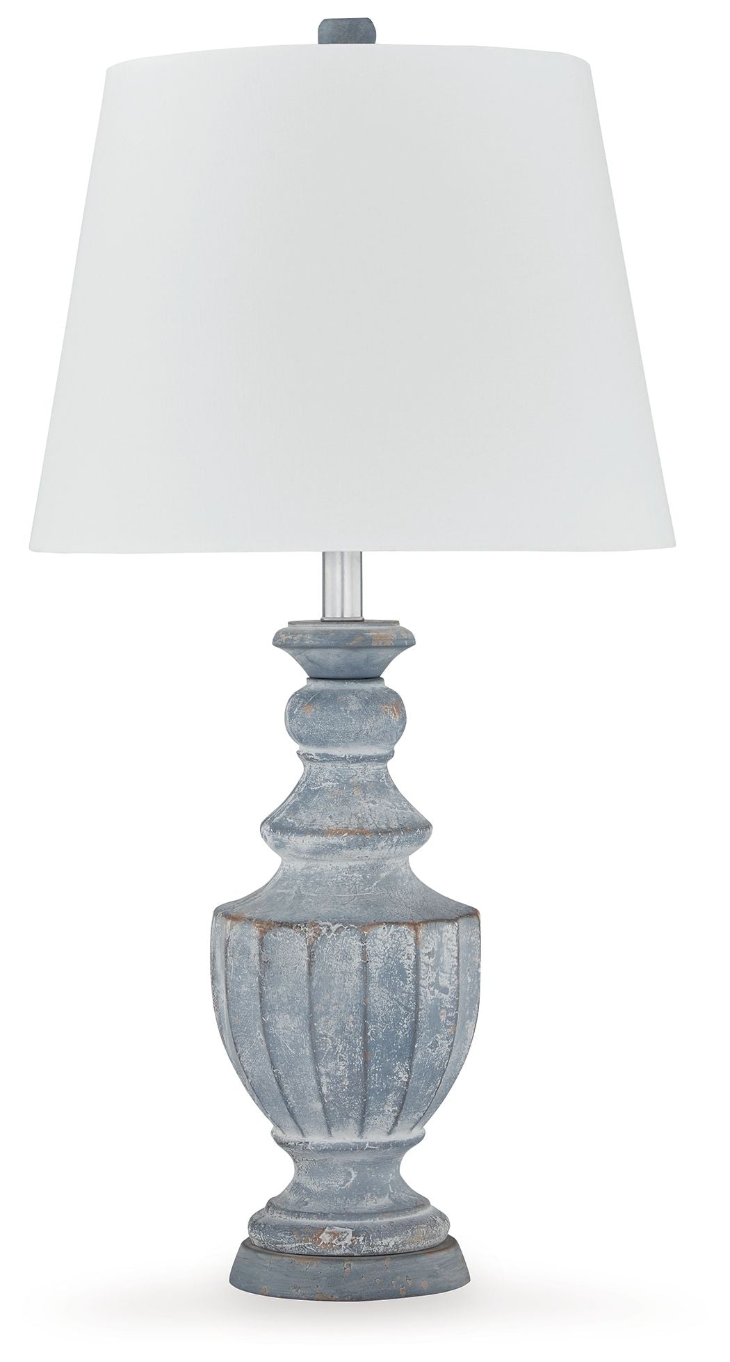 Cylerick - Terracotta Table Lamp - Antique Blue by Ashley – Table Lamps