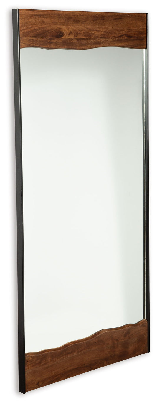 Panchali - Floor Mirror - Brown / Black by Ashley – Floor Mirrors