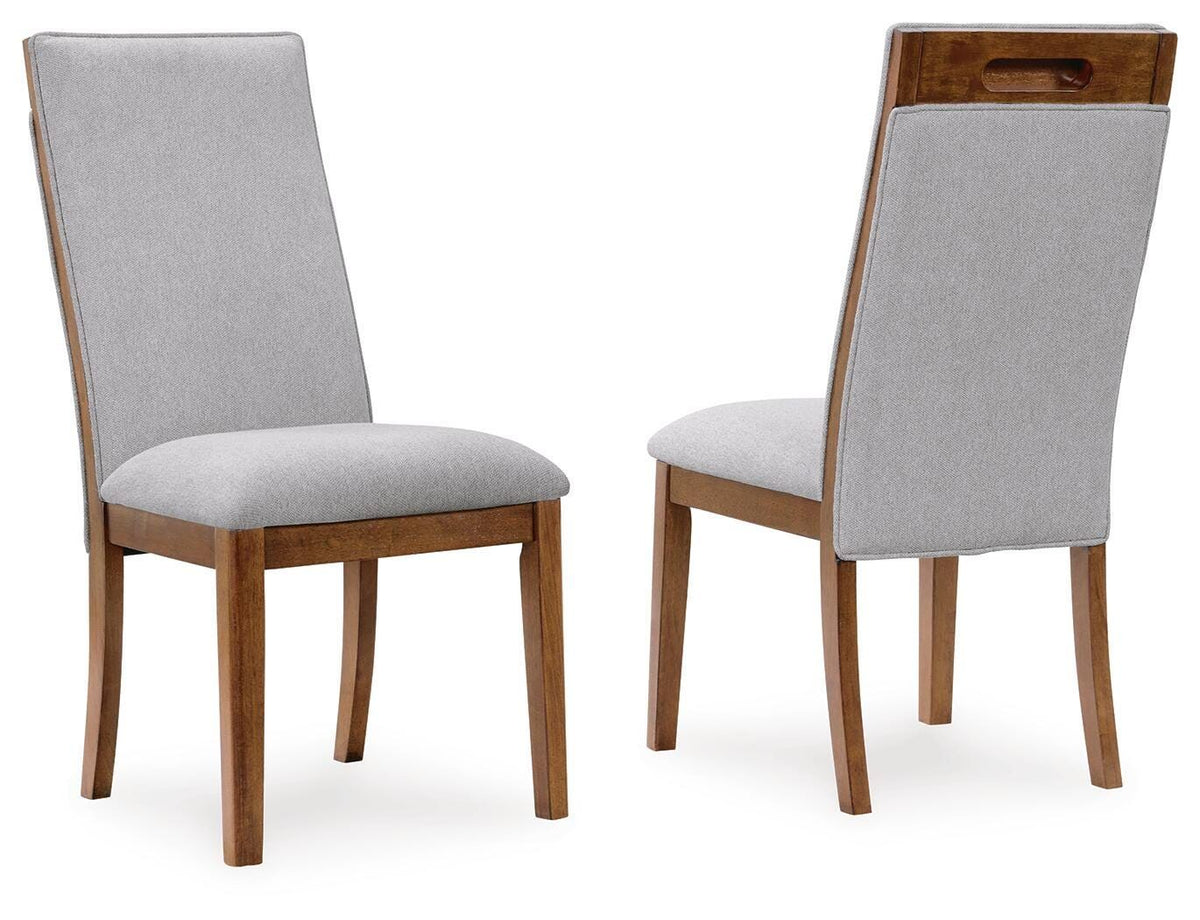 Lyncott - Dining Upholstered Side Chair (Set of 2) - Beige / Brown by Ashley – Chair Sets