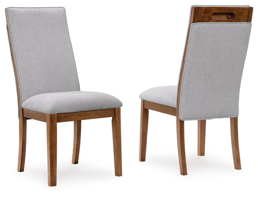 Lyncott - Dining Upholstered Side Chair (Set of 2) - Beige / Brown by Ashley – Chair Sets