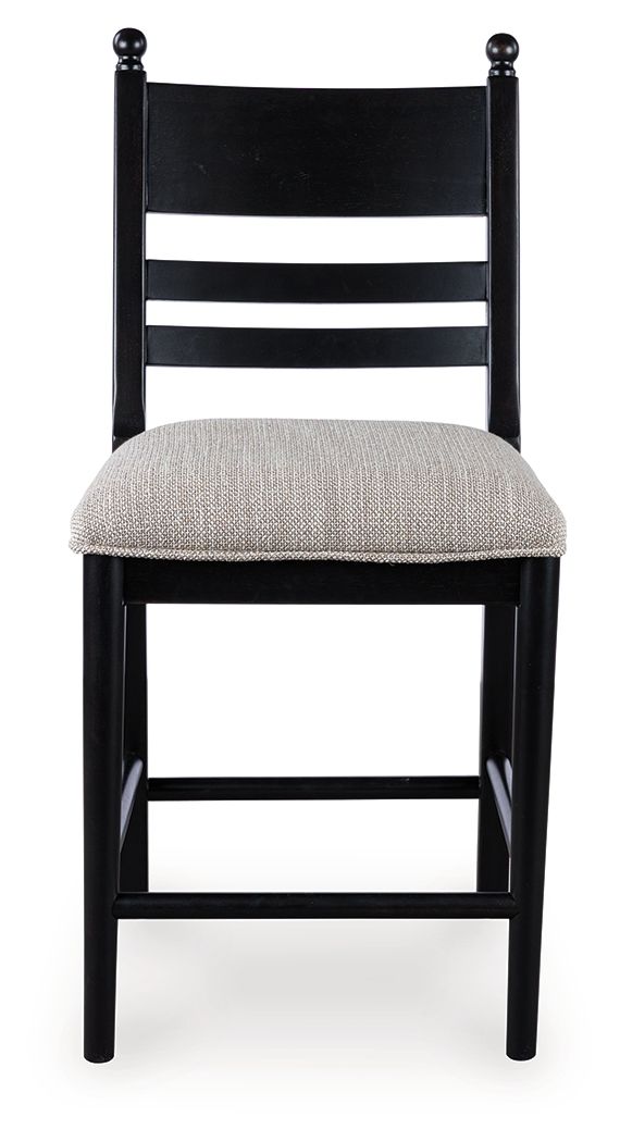 Greddinton - Upholstered Barstool (Set of 2) by Ashley – view 3