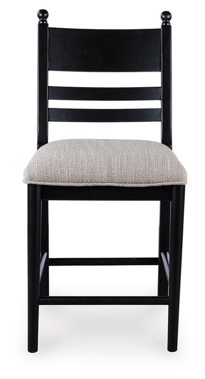 Greddinton - Upholstered Barstool (Set of 2) by Ashley – view 3