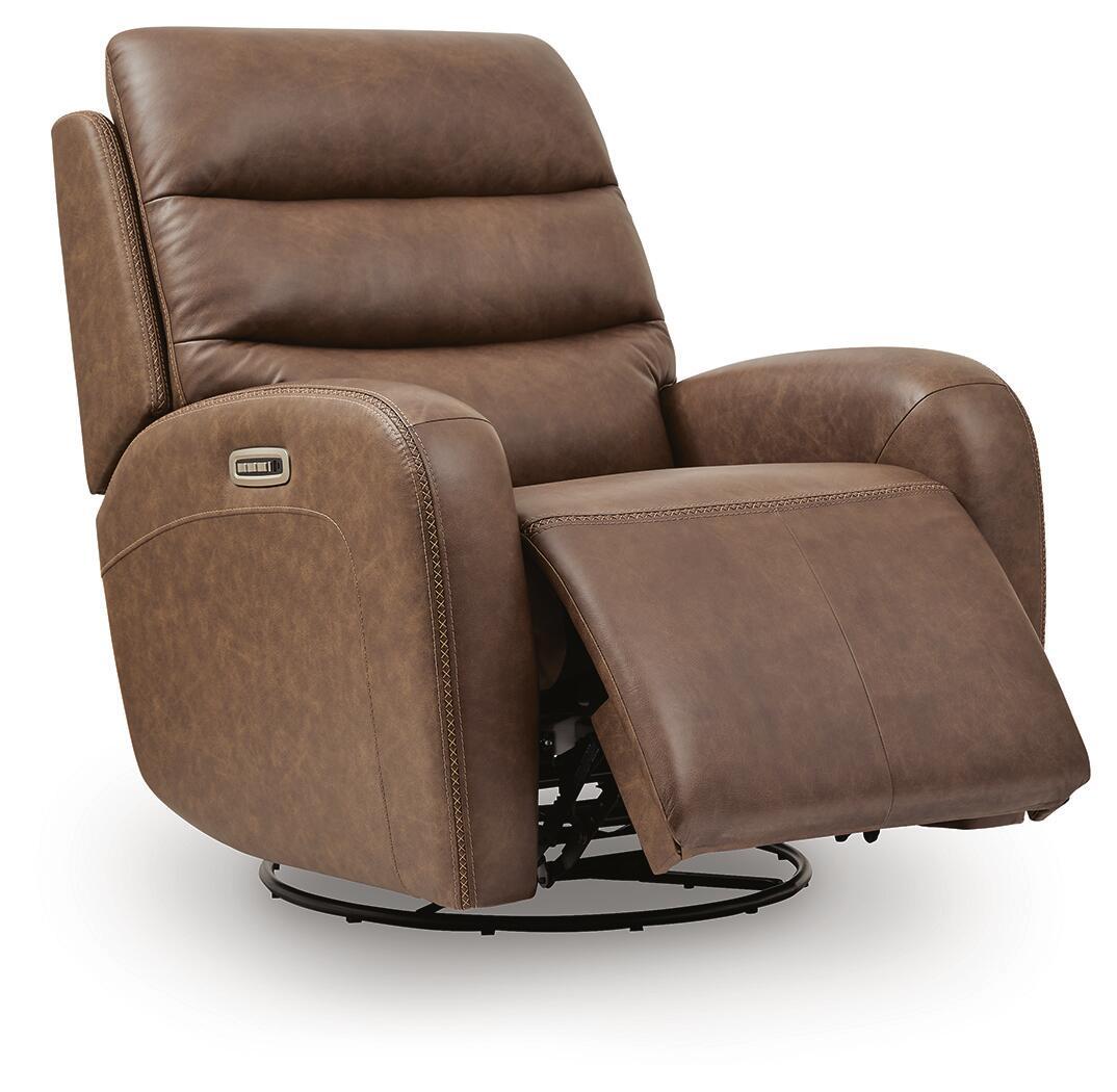Motion-Max - Swivel Glider Power Recliner - Saddle by Ashley – view 3