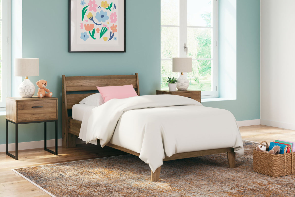 Deanlow - Platform Panel Bed by Ashley – view 4