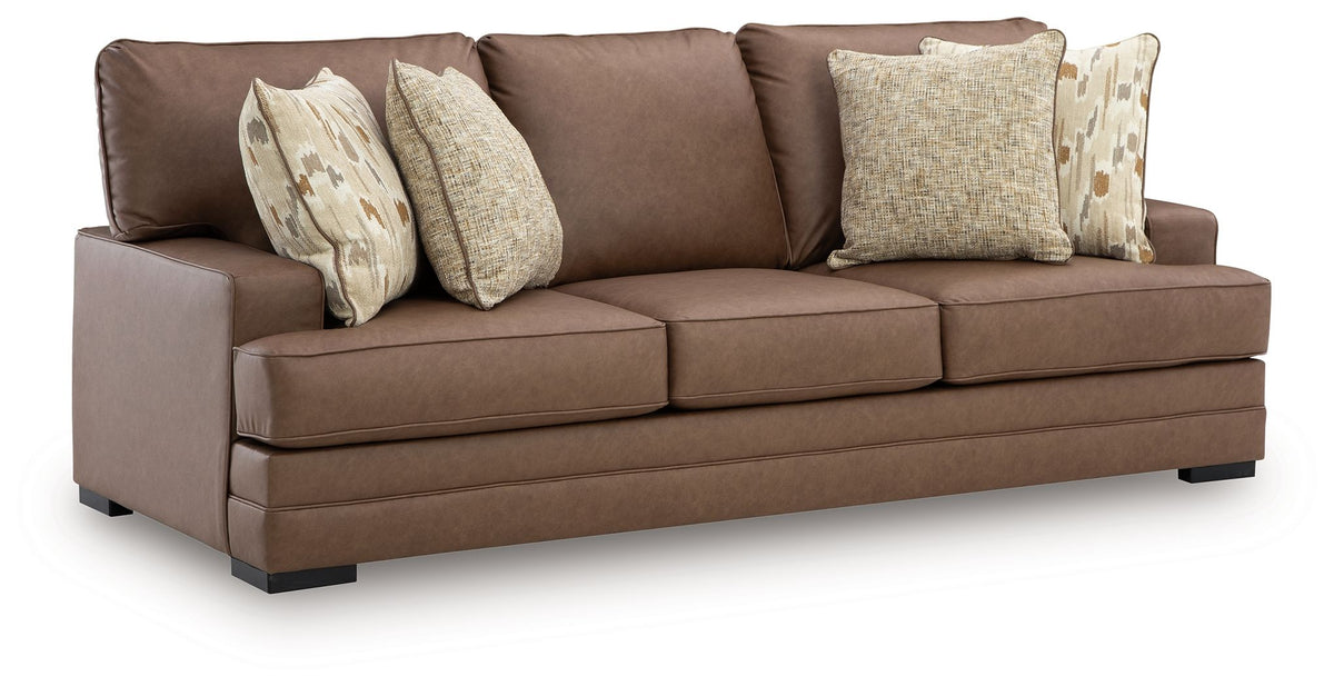 VillaCourt - Sofa - Caramel – Stationary Sofas