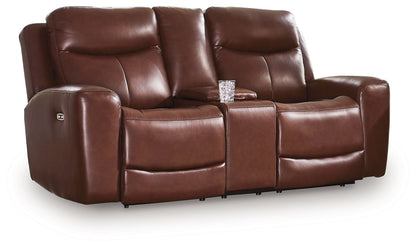 Bexhurst - Power Reclining Loveseat With Console / Adjustable Headrest by Ashley – view 2