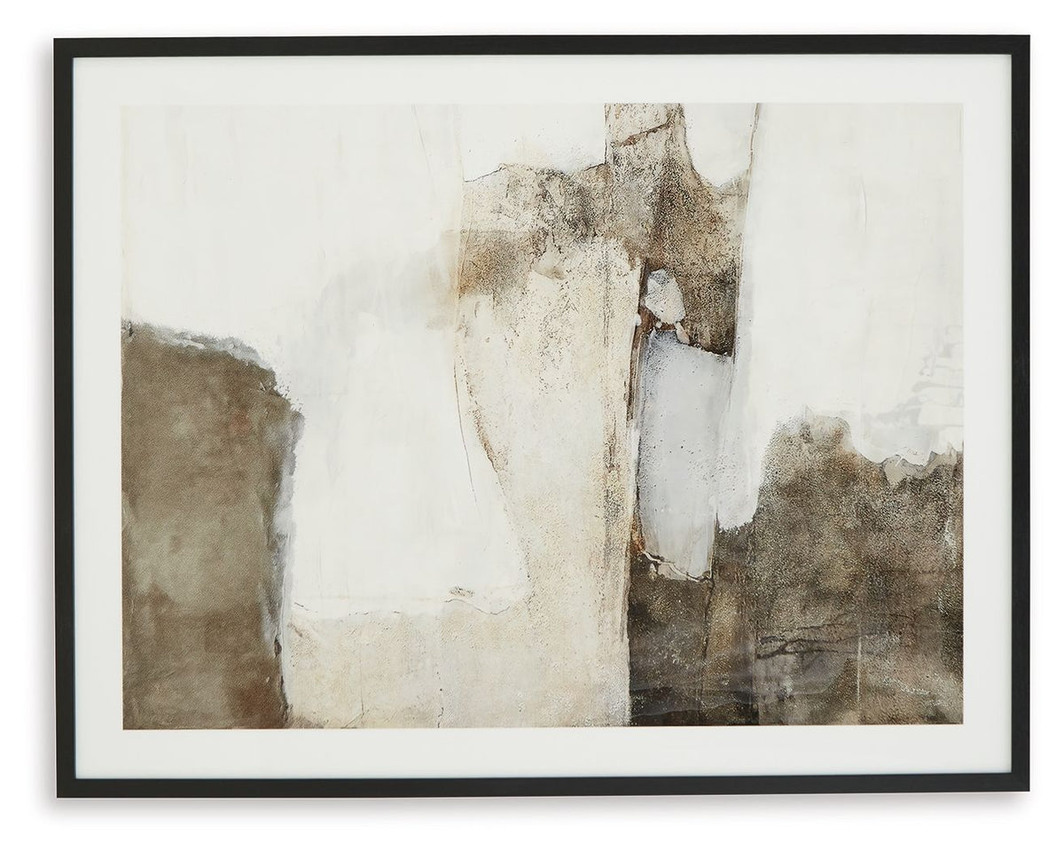 Aldricton - Wall Art - Brown / White by Ashley – view 3