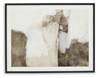 Aldricton - Wall Art - Brown / White by Ashley – view 3