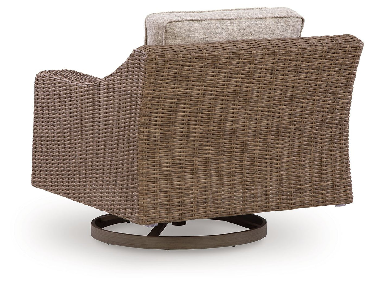 Laguna Heights - Swivel Lounge With Cushion - Beige by Ashley – view 2