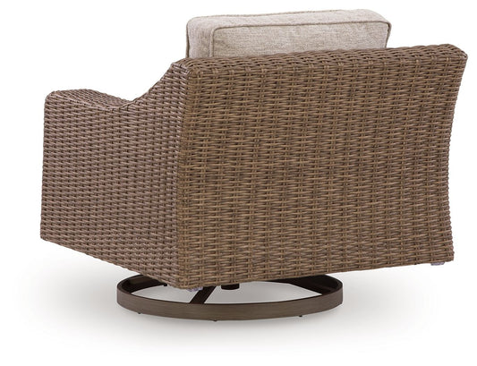 Laguna Heights - Swivel Lounge With Cushion - Beige by Ashley – view 2