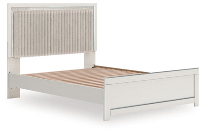 Zuraleus - Upholstered Panel Platform Bed With Roll Slats by Ashley – view 12