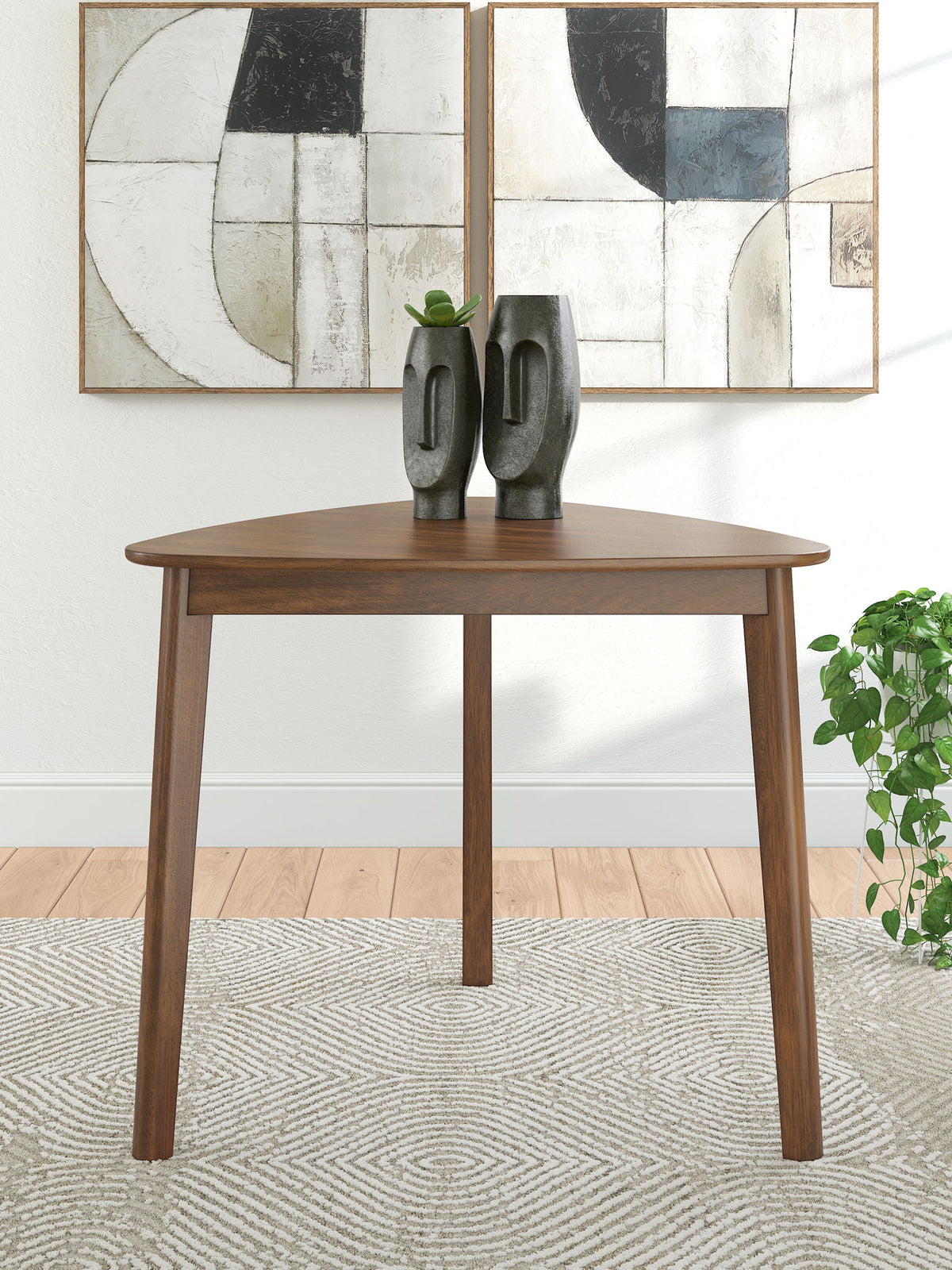Tameride - Triangle Dining Room Table - Brown by Ashley – view 3