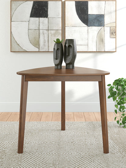 Tameride - Triangle Dining Room Table - Brown by Ashley – view 3