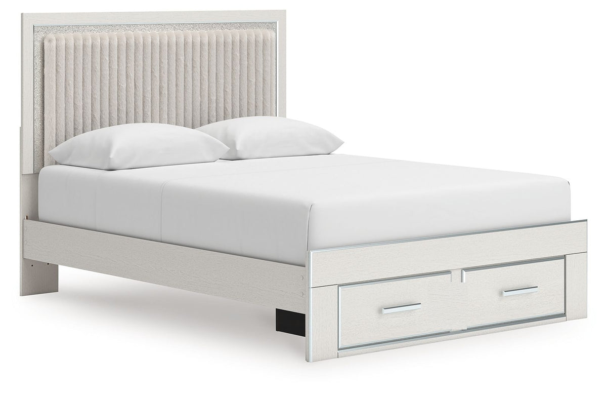 Zuraleus - Upholstered Panel Platform Storage Bed by Ashley – view 3