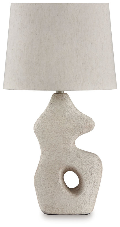 Chadrich - Paper Table Lamp (Set of 2) - Antique Beige by Ashley – view 2