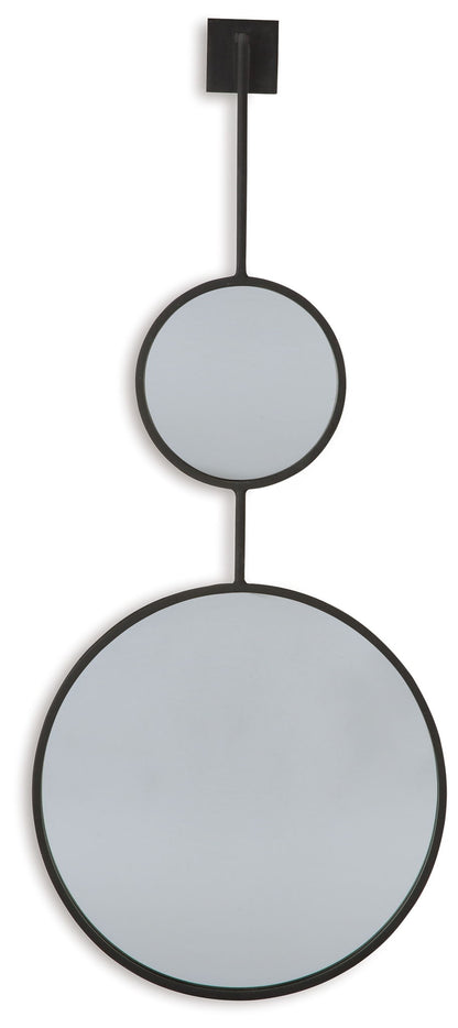 Brewer - Accent Mirror - Black by Ashley – Accent Mirrors