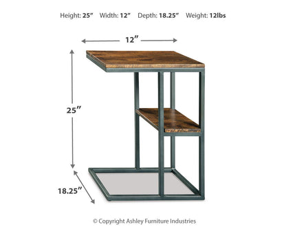 Forestmin - Accent Table - Natural / Black by Ashley – view 2