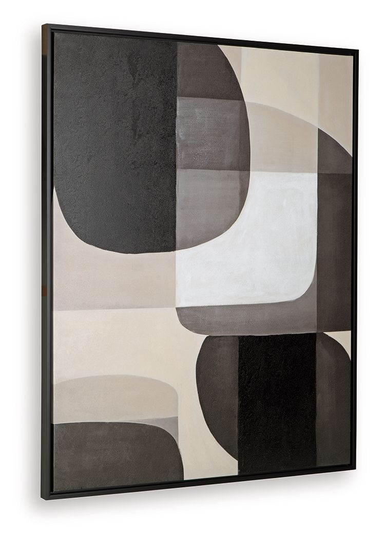 Kesleigh - Wall Art - Black / White by Ashley – view 3