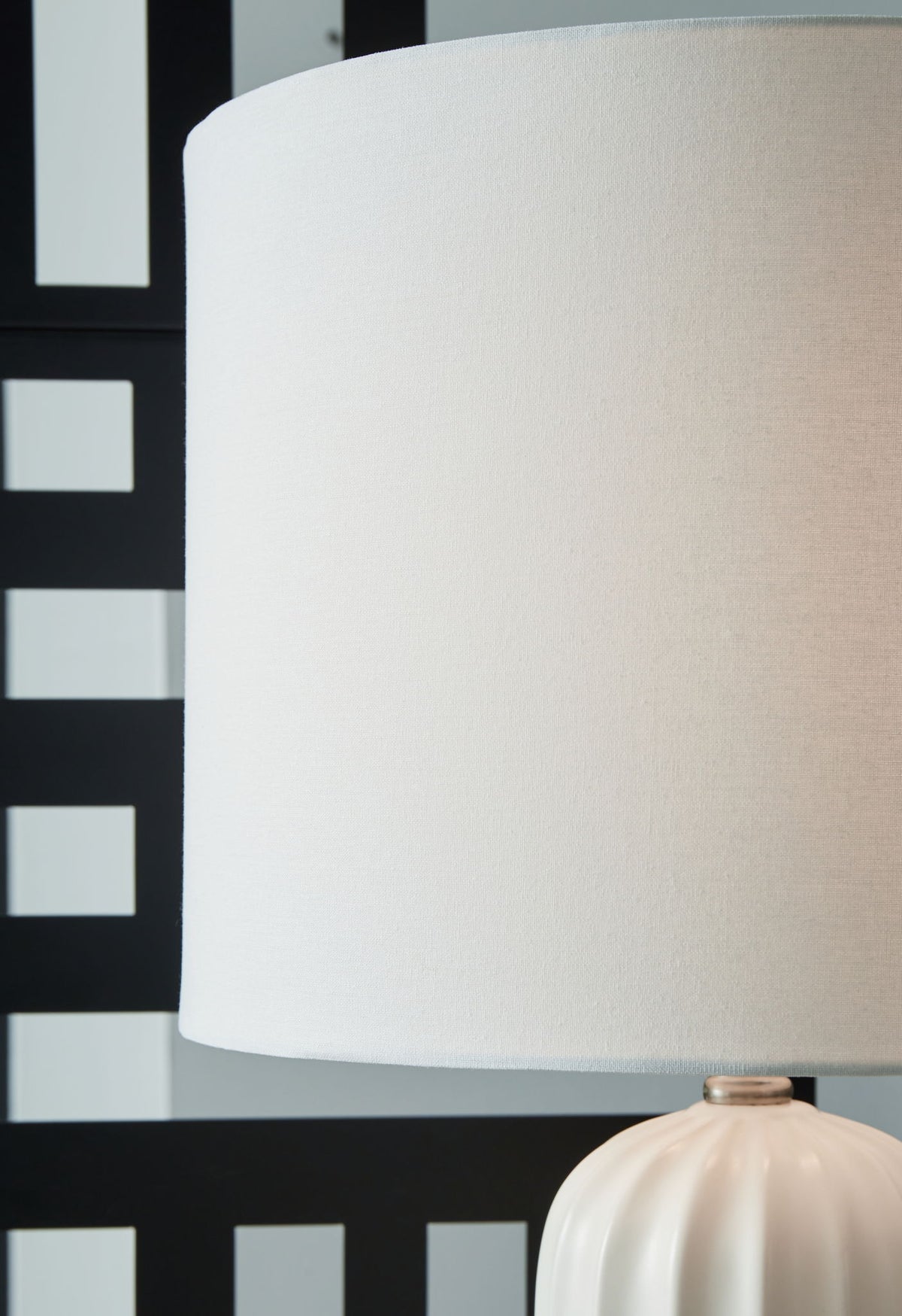 Clarkland - Ceramic Table Lamp (Set of 2) - White by Ashley – view 3