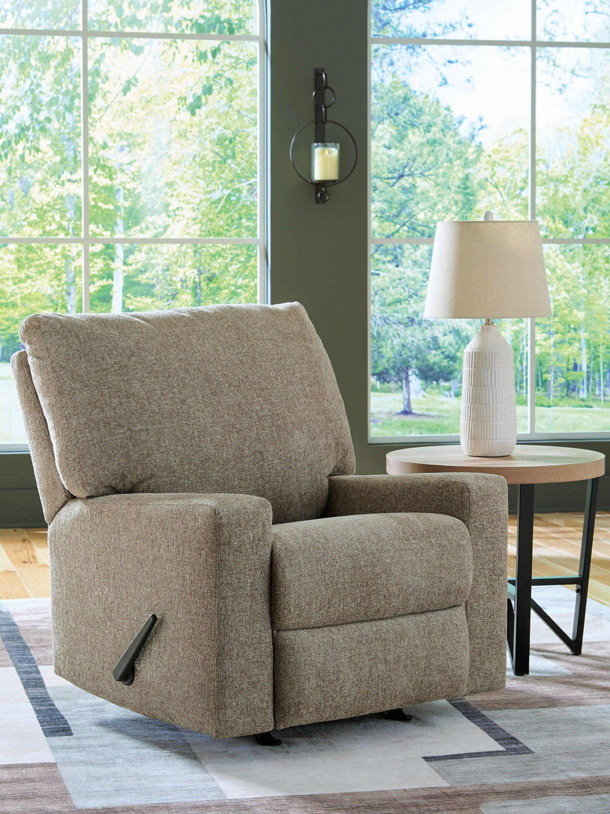 Newellen - Rocker Recliner - Beige – view 3