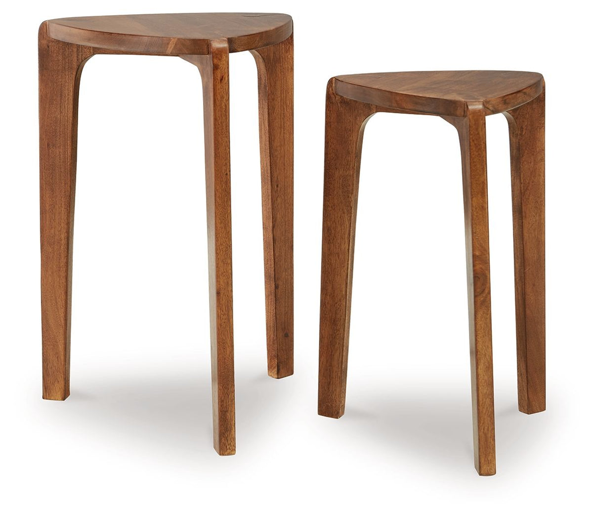 Brynnleigh - Accent Table Set (Set of 2) - Medium Brown by Ashley – Table Sets