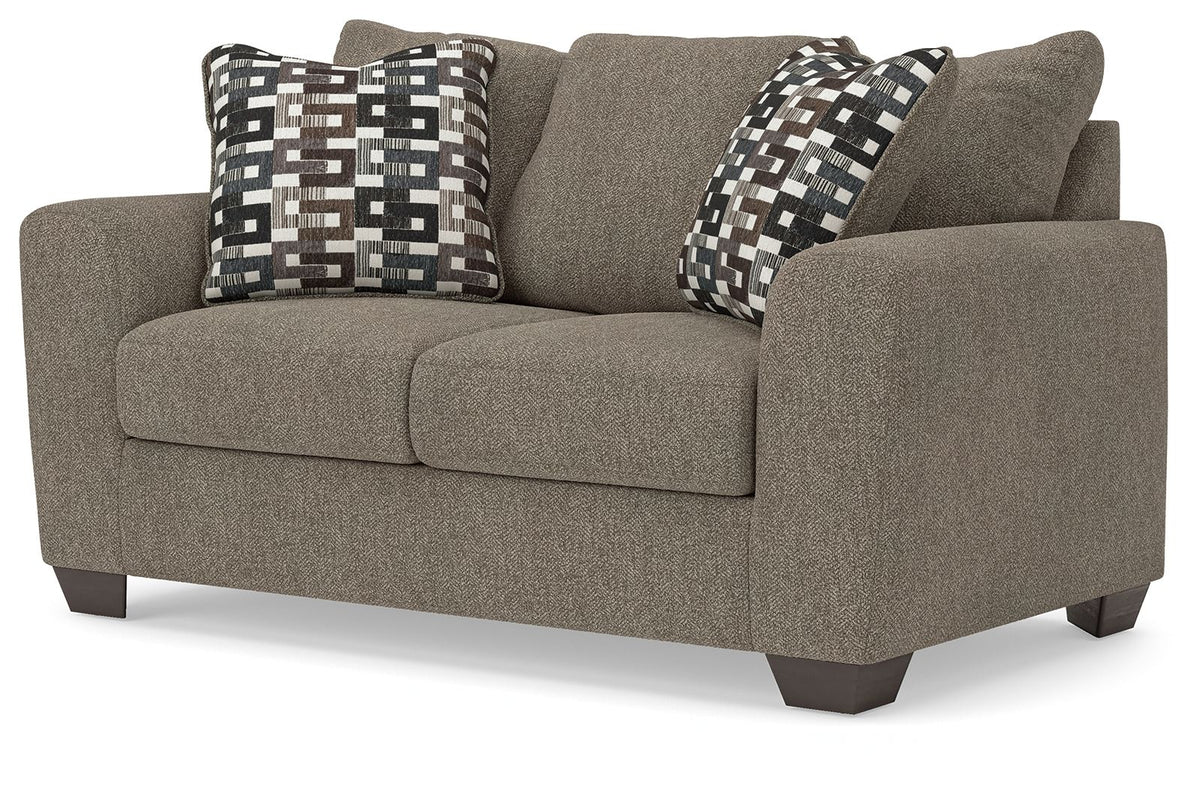 Triston-Peaks - Loveseat - Suede – view 2