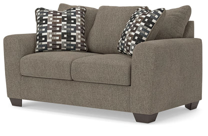 Triston-Peaks - Loveseat - Suede – view 2