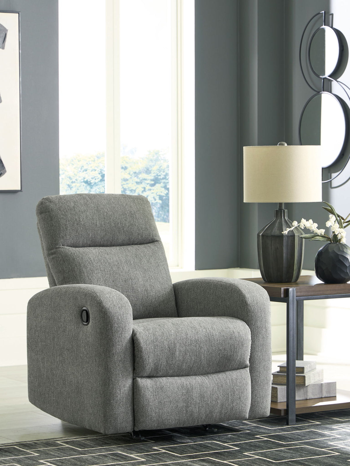 Gauntlet - Rocker Recliner - Sterling by Ashley – view 2