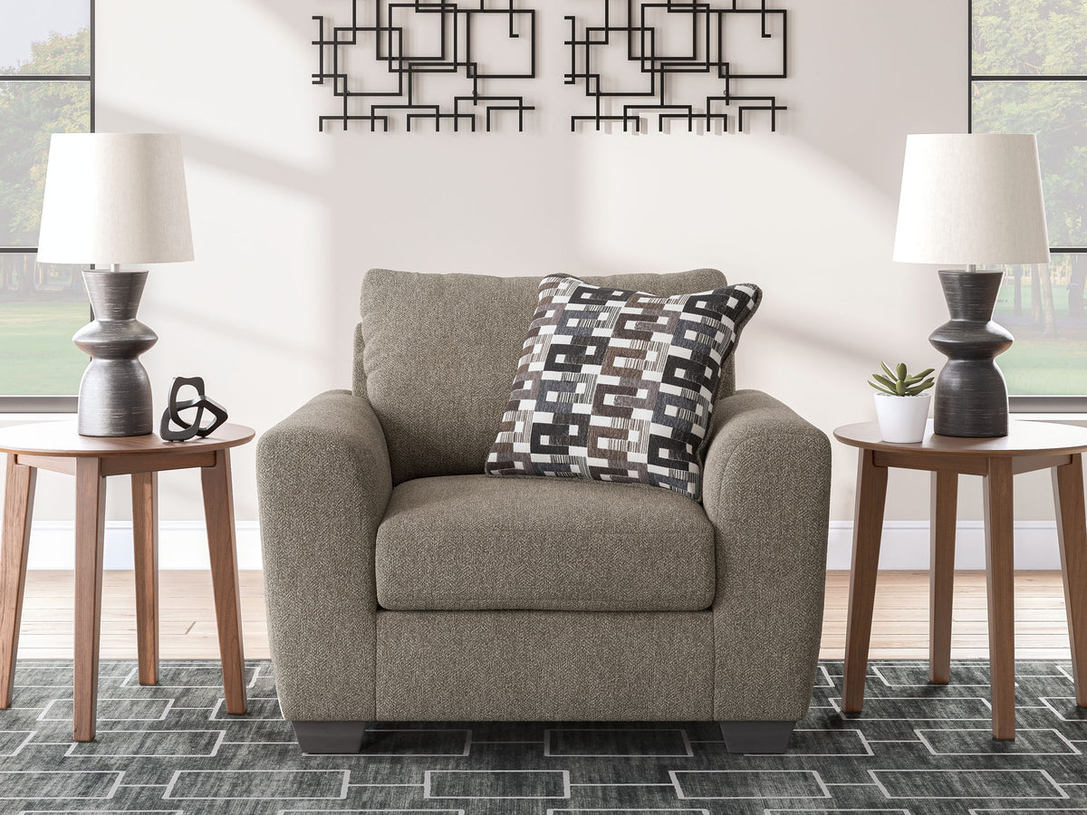 Triston-Peaks - Chair And A Half - Suede – view 3