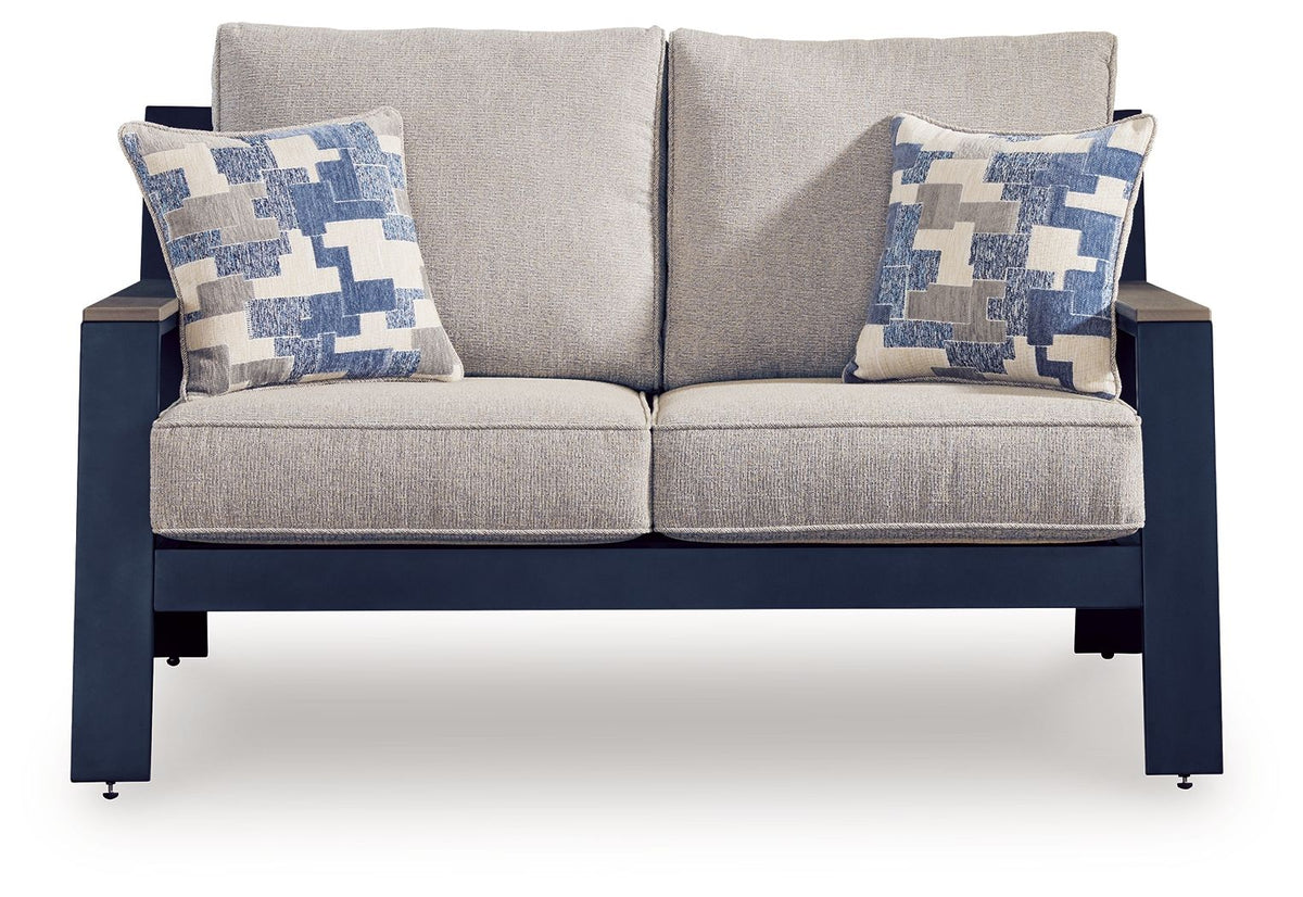 East Beach - Loveseat With Cushion - Blue by Ashley – view 2