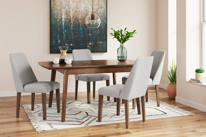 Lyncott - Butterfly Extension Table Set by Ashley – 5 Piece Dining Room Sets