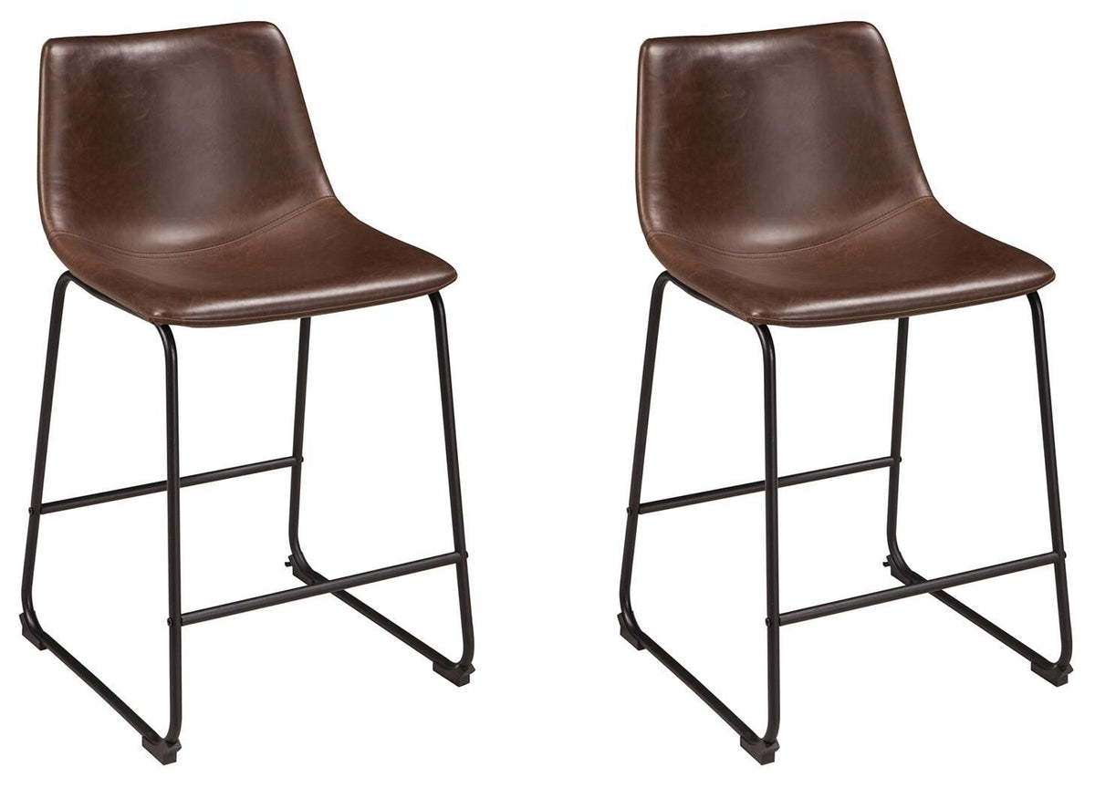 Centiar - Upholstered Barstool (Set of 2) by Ashley – Stool Sets