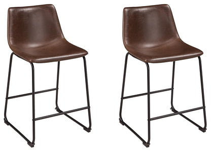 Centiar - Upholstered Barstool (Set of 2) by Ashley – Stool Sets