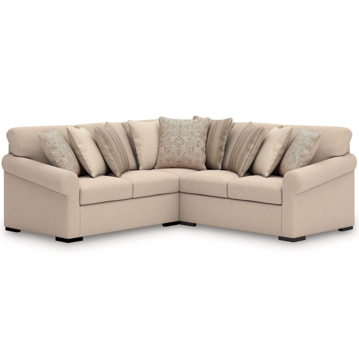 LadyMae - 3 Piece Sectional – Stationary Sectionals