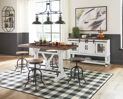 Valebeck - Counter Height Table Set by Ashley – 6 Piece Dining Room Sets