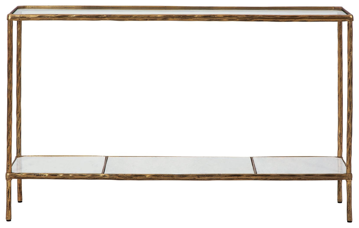 Ryandale - Console Sofa Table - Antique Brass Finish by Ashley – view 3