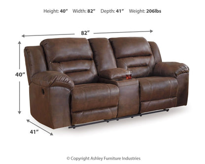 Stoneland - Reclining Loveseat by Ashley – view 5