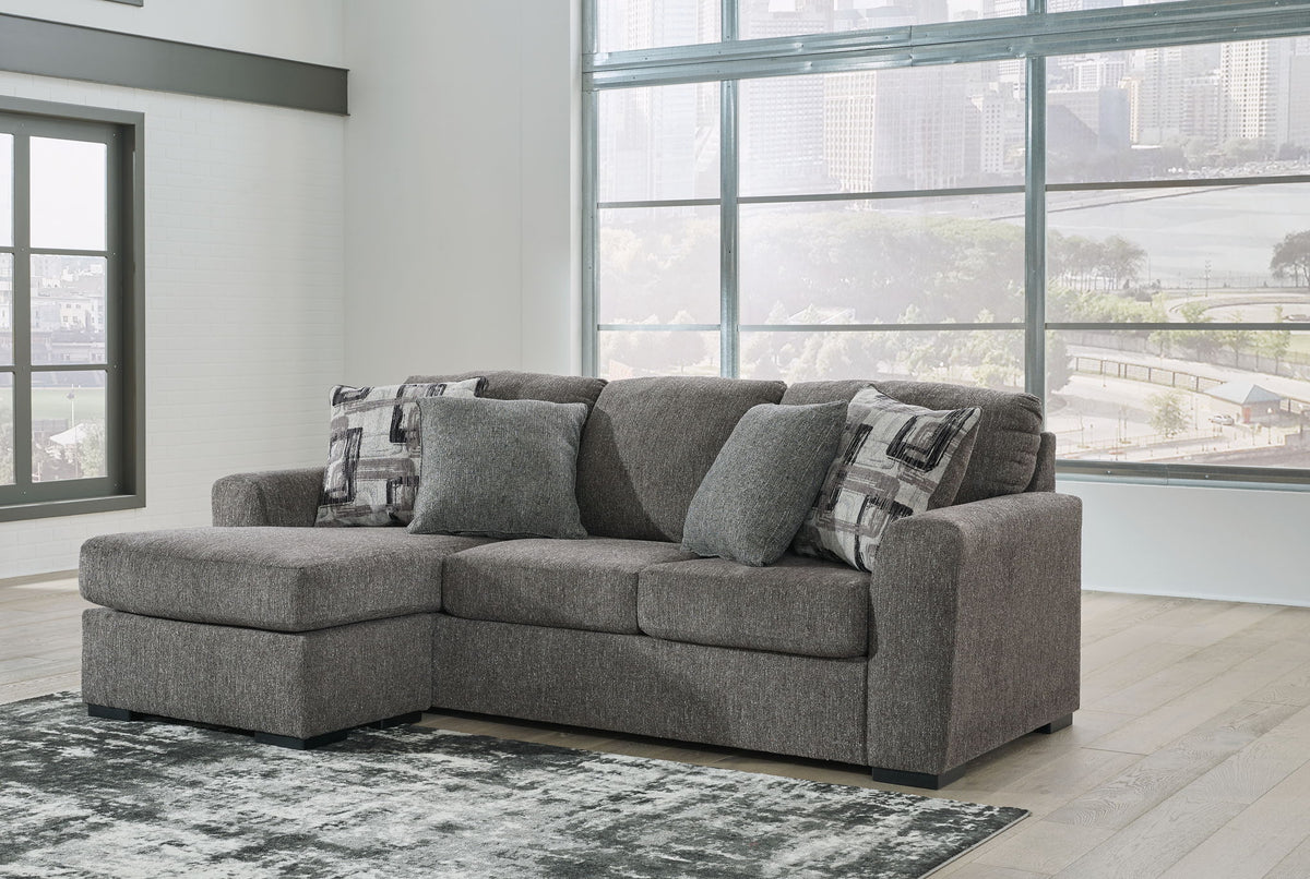 Gardiner - Sofa Chaise - Pewter by Ashley – view 3