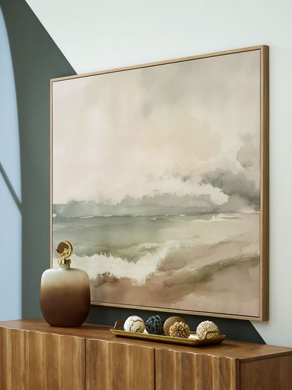 Vallus - Wall Art - Blush / Green / Gray by Ashley – view 2
