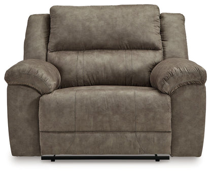 Laresview - Zero Wall Wide Seat Recliner - Fossil by Ashley – view 2