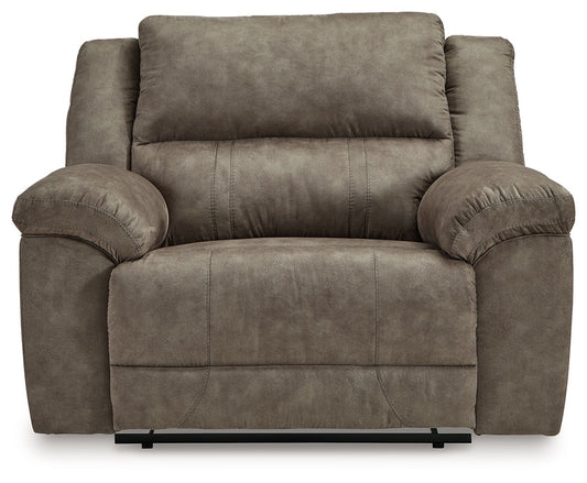 Laresview - Zero Wall Wide Seat Recliner - Fossil by Ashley – view 2
