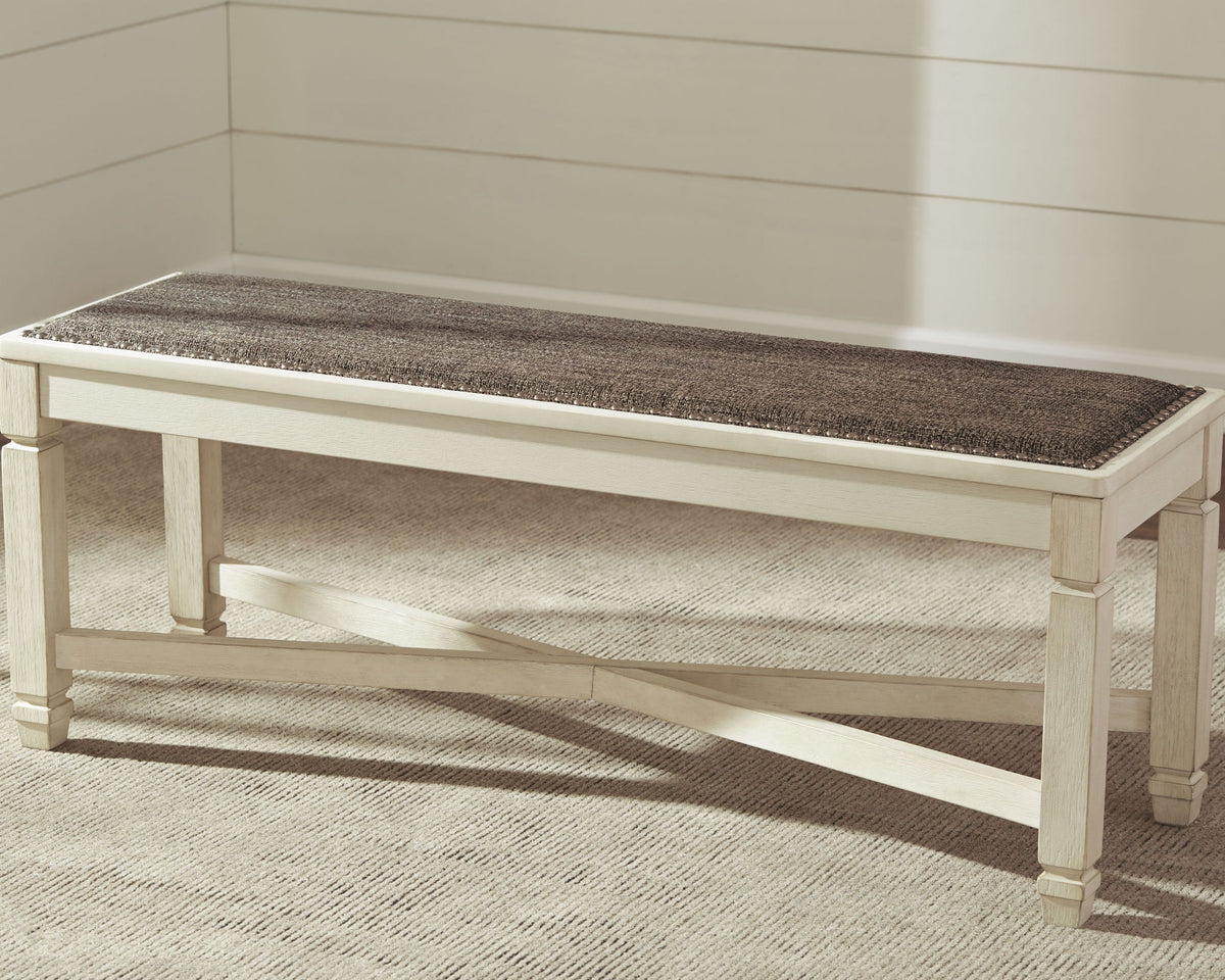 Bolanburg - Large UPH Dining Room Bench - Beige by Ashley – view 3
