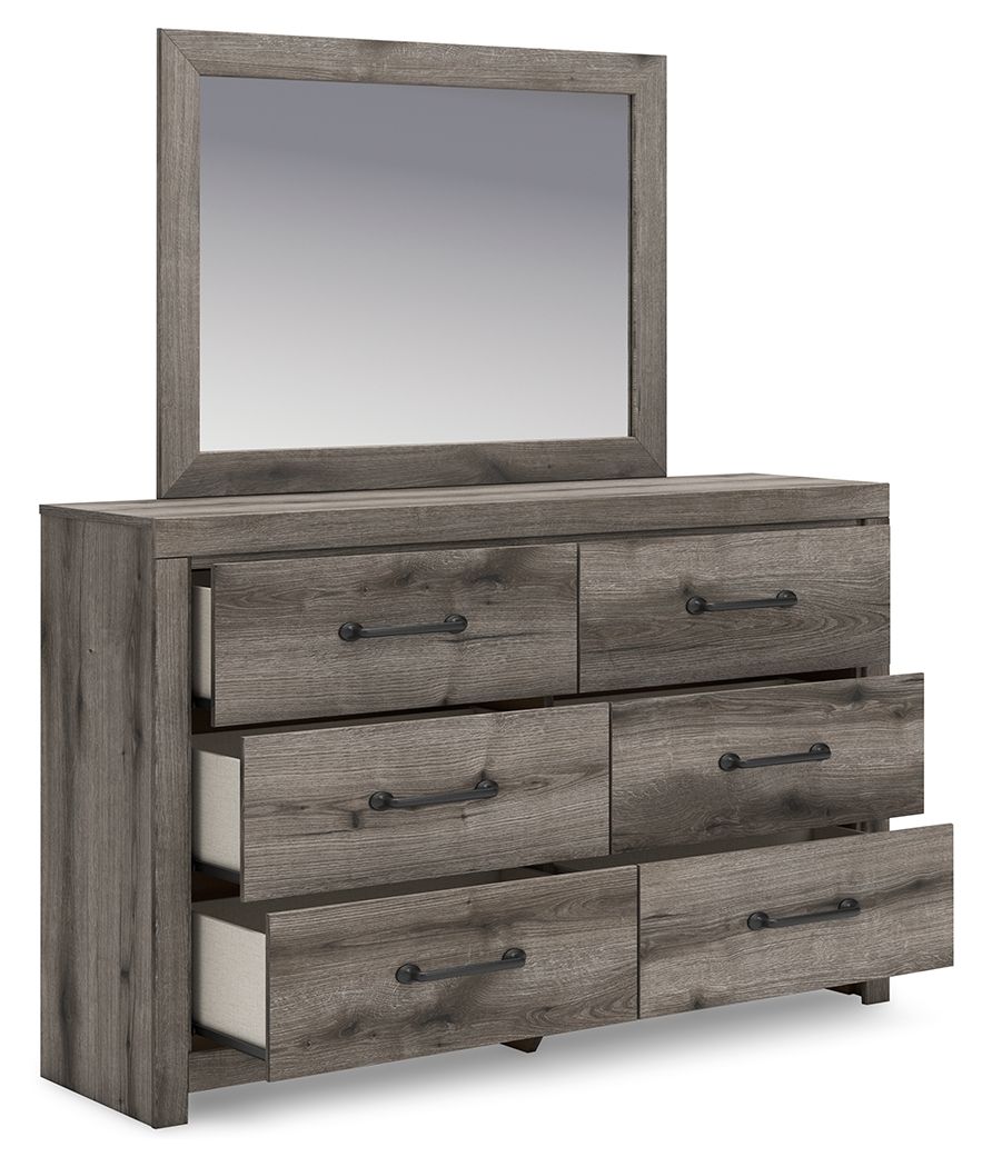 Graystorm - Six Drawer Dresser by Ashley – view 5