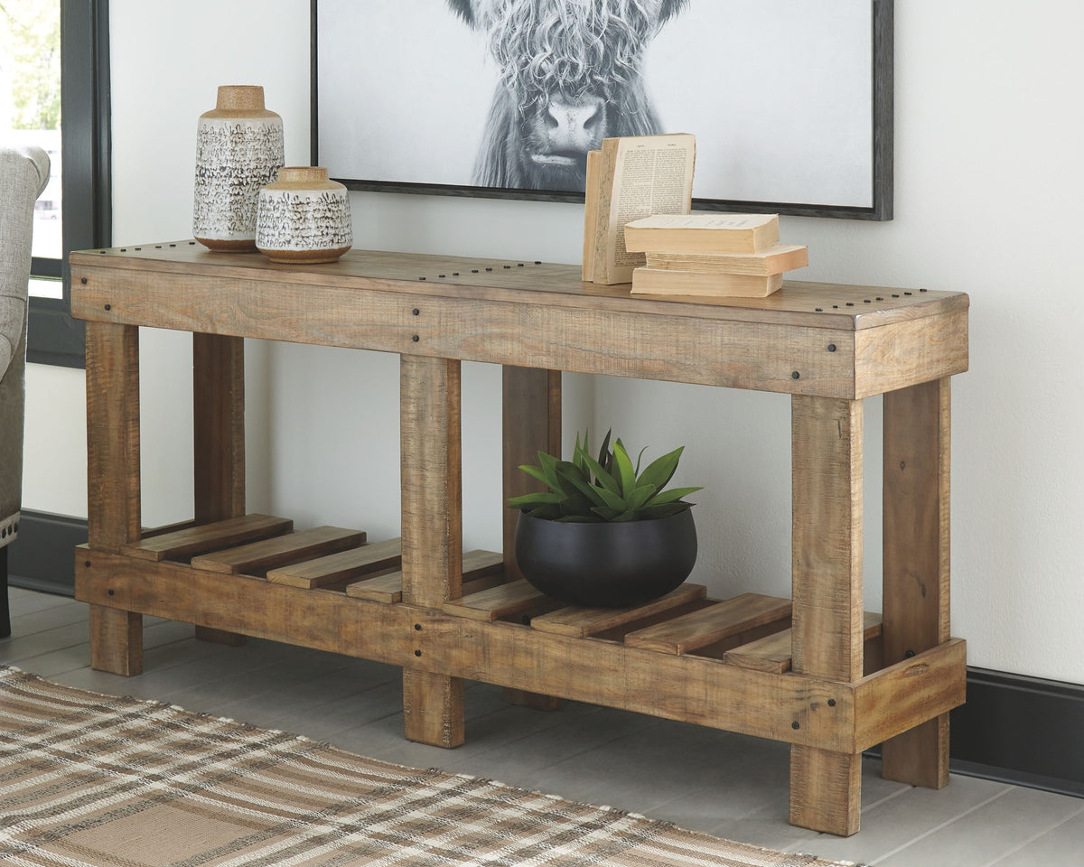 Susandeer - Console Sofa Table - Brown by Ashley – view 3