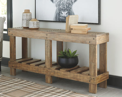 Susandeer - Console Sofa Table - Brown by Ashley – view 3