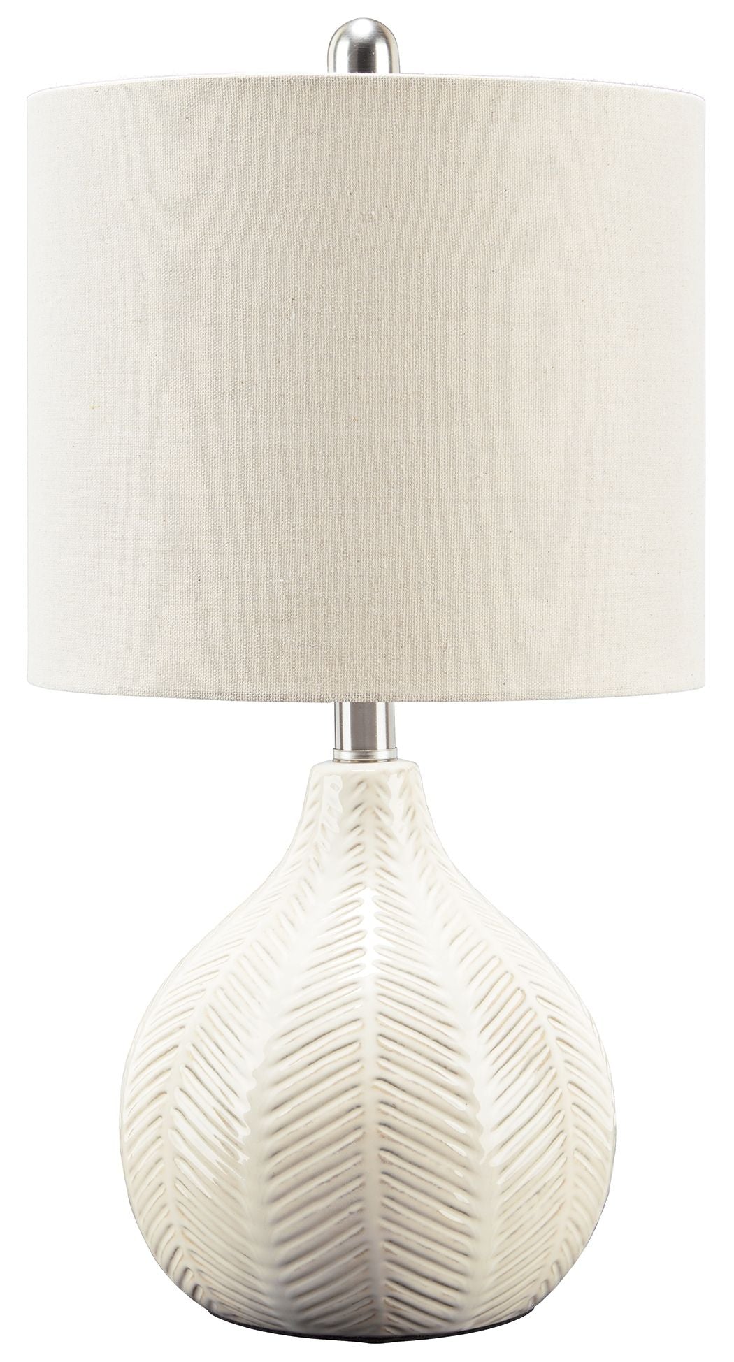 Rainermen - Ceramic Table Lamp  - Off White by Ashley – Table Lamps