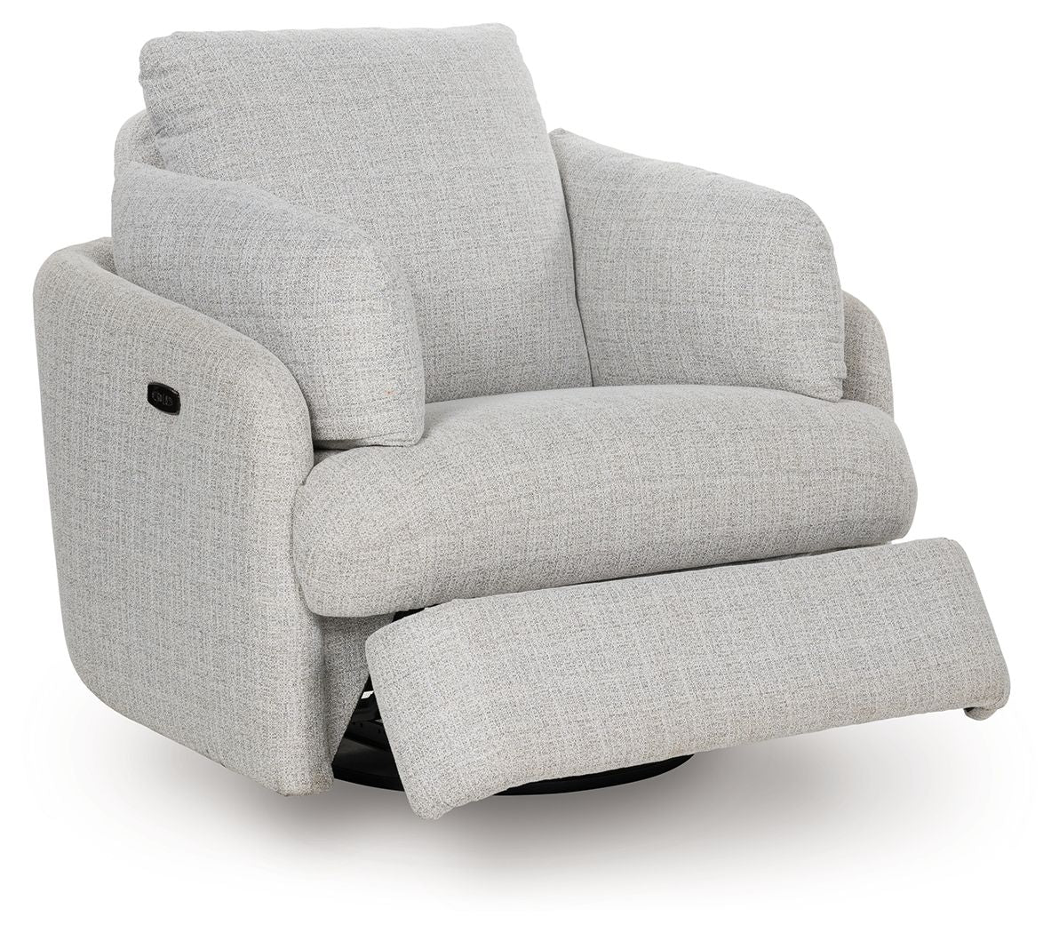 Alainmont Next-Gen Nuvella - Swivel Power Recliner - Stone by Ashley – view 3