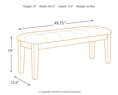 Ralene - Upholstered Bench by Ashley – view 7