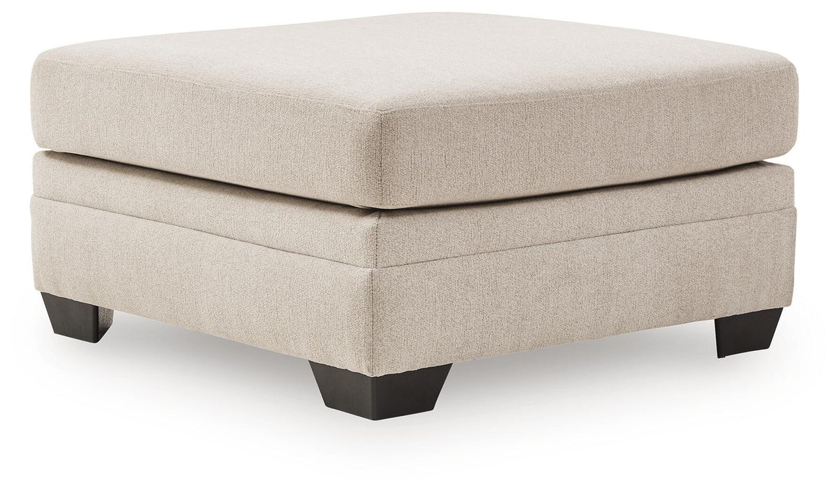 Mandi Point - Oversized Accent Ottoman - Marble – Accent Ottomans